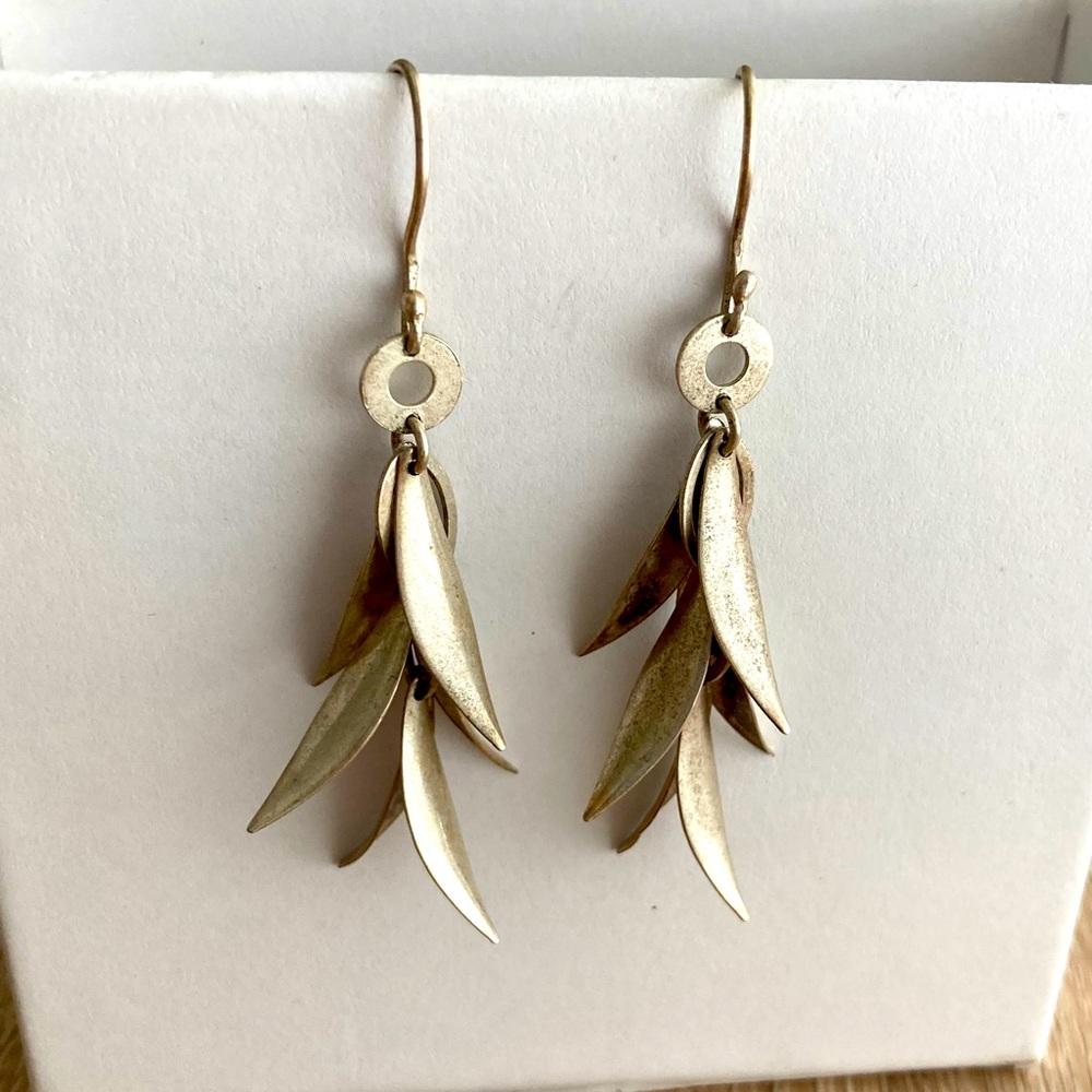 Anthropologie Silver Drop Earrings